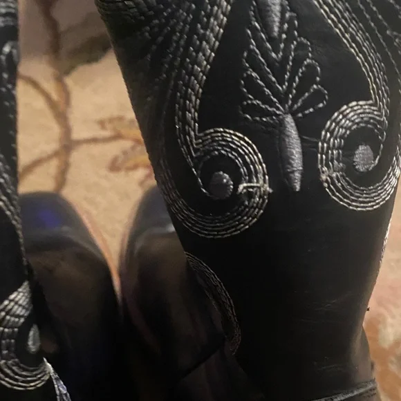 Ferrini Cowboy Boots, Men's Genuine Leather Square Toe Western Stitch men’s 11EE - Picture 10 of 15